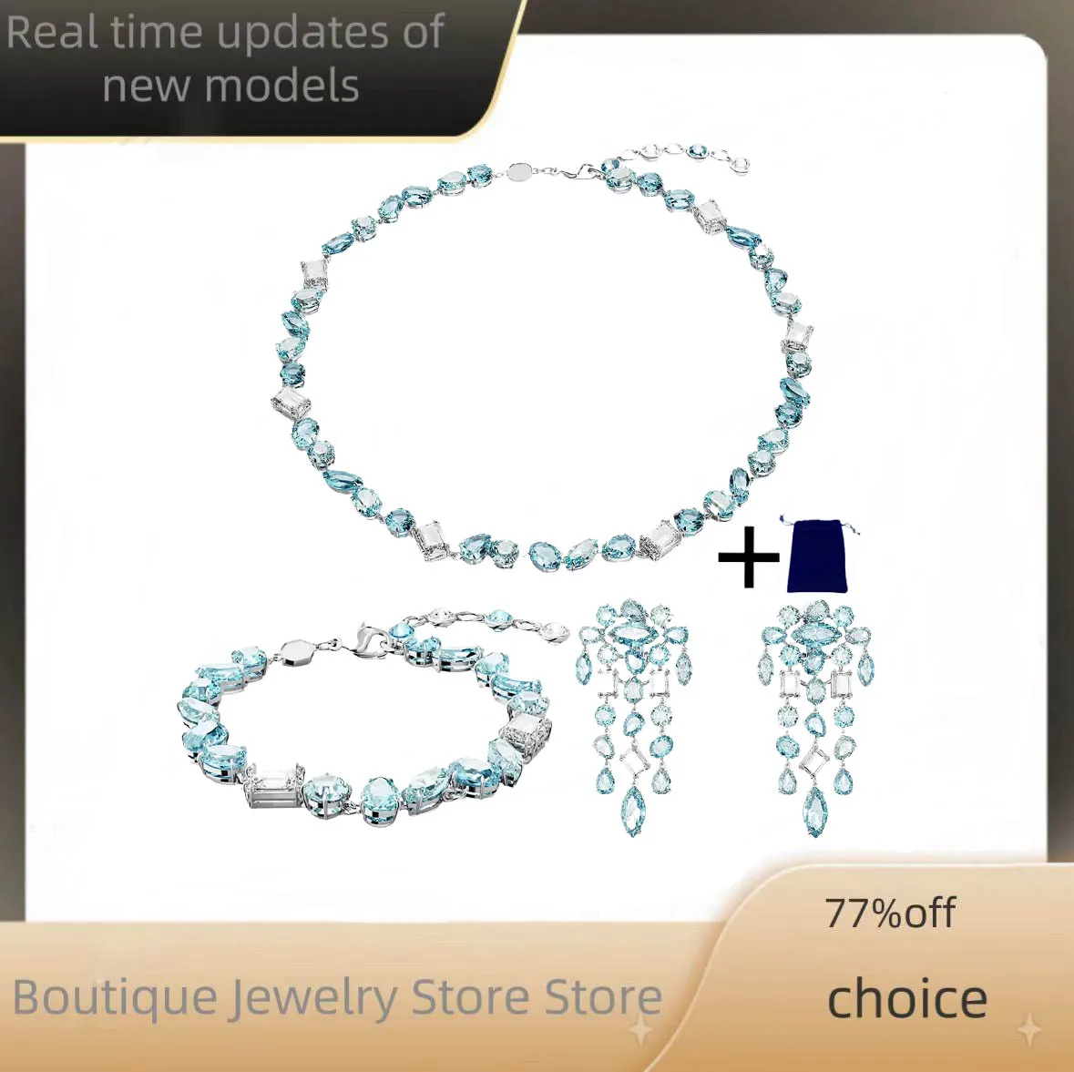 2025 легкий роскошный браслет с цирконием и гвоздями, ожерелье, кулон, синий, смешанная резка, повседневная одежда, вечерние незаменимые - подарок на день рождения
2025 легкий роскошный браслет с цирконием и гвоздями, ожерелье, кулон, синий, смешанная резка, повседневная одежда, вечерние незаменимые - подарок на день рождения