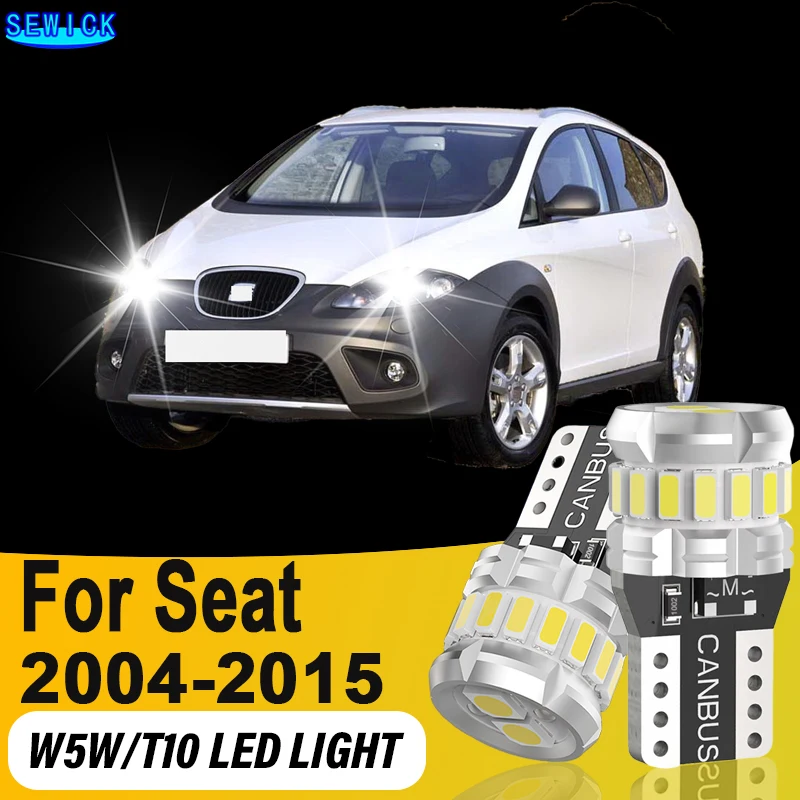 2x T10 Car LED Signal Lights Car Reading Width License Plate Lamp For Seat Altea & Altea XL 5P 5P1 5P5 5P8 2004 2005 2006-2015
2x T10 Car LED Signal Lights Car Reading Width License Plate Lamp For Seat Altea & Altea XL 5P 5P1 5P5 5P8 2004 2005 2006-2015