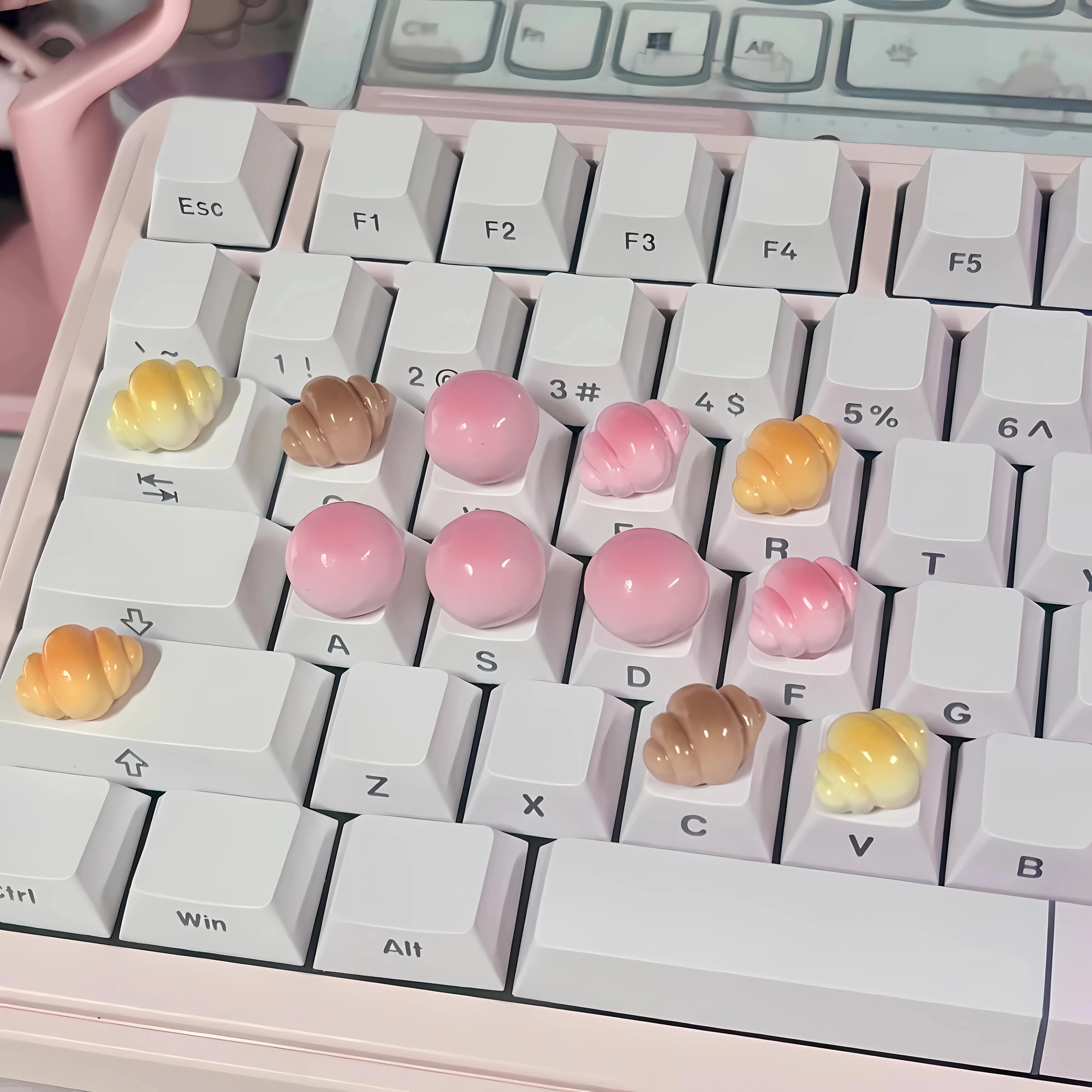 Nail Art Keyboard Key Stickers Mini Carbon Baked Croissants Keycap Keyboard Stickers Raised Keys
Nail Art Keyboard Key Stickers Mini Carbon Baked Croissants Keycap Keyboard Stickers Raised Keys