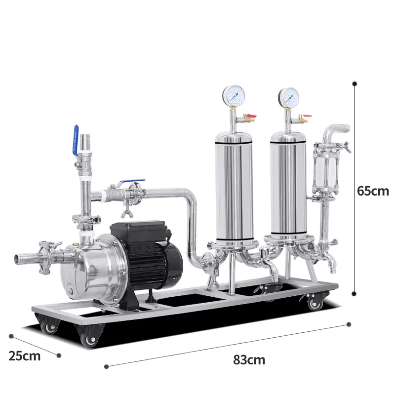 Commercial and domestic brewing wine filters White wine filters Household stainless steel belt pump wine filters
Commercial and domestic brewing wine filters White wine filters Household stainless steel belt pump wine filters