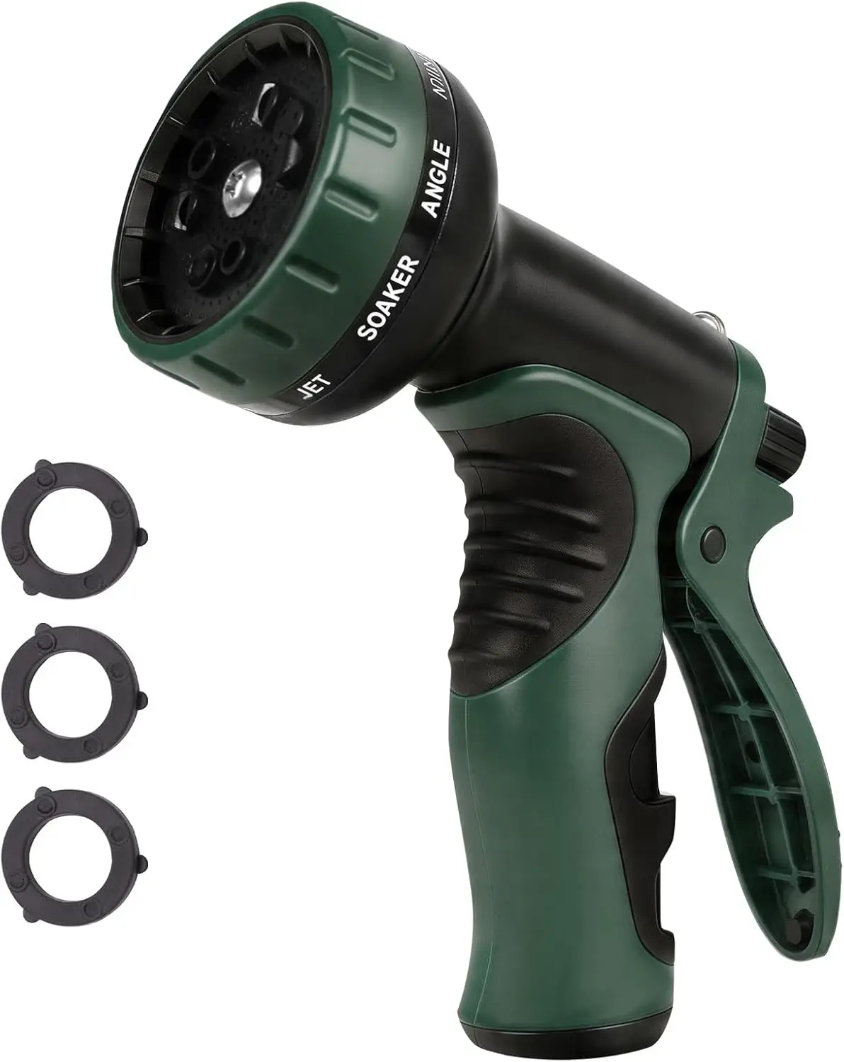 Garden Water Hose Nozzle with 10 Spray Modes for Watering Plants, Car Wash, Pet Shower, Outdoor Fun, Green
Garden Water Hose Nozzle with 10 Spray Modes for Watering Plants, Car Wash, Pet Shower, Outdoor Fun, Green