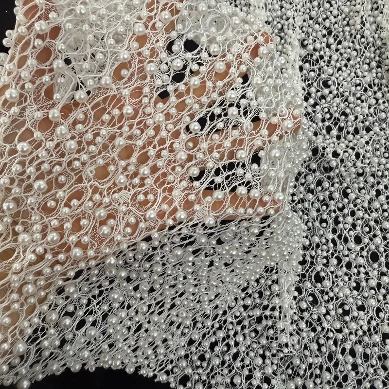 Mesh Loofah Textured Pearlescent Fabric for Fashion Wedding Dress Clothing Design Cloth Diy By The Meter Sewing Material
Mesh Loofah Textured Pearlescent Fabric for Fashion Wedding Dress Clothing Design Cloth Diy By The Meter Sewing Material