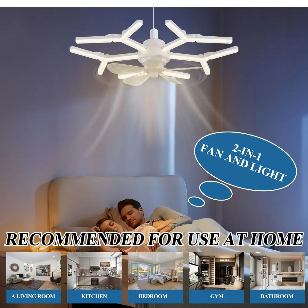 New 2 in 1 Ceiling Fan 4-Speed Regulation Energy Saving Electric Cordless Fan Eye Protection Remote Control Ceiling Lamp Bedroom
New 2 in 1 Ceiling Fan 4-Speed Regulation Energy Saving Electric Cordless Fan Eye Protection Remote Control Ceiling Lamp Bedroom