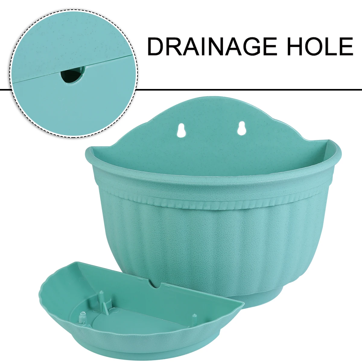 Semi-Circular Wall Hanging Flower Pot Rack Half Premium Plastic Planter Container For Indoor Outdoor Space Saving
Semi-Circular Wall Hanging Flower Pot Rack Half Premium Plastic Planter Container For Indoor Outdoor Space Saving