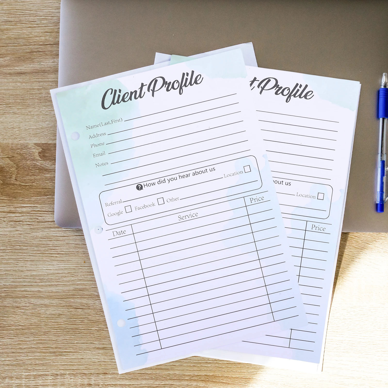 50pcs Client Profile Cards Hole Design Information Record Document For Hair Stylists Salons Barbers Binder Compatible Record
50pcs Client Profile Cards Hole Design Information Record Document For Hair Stylists Salons Barbers Binder Compatible Record