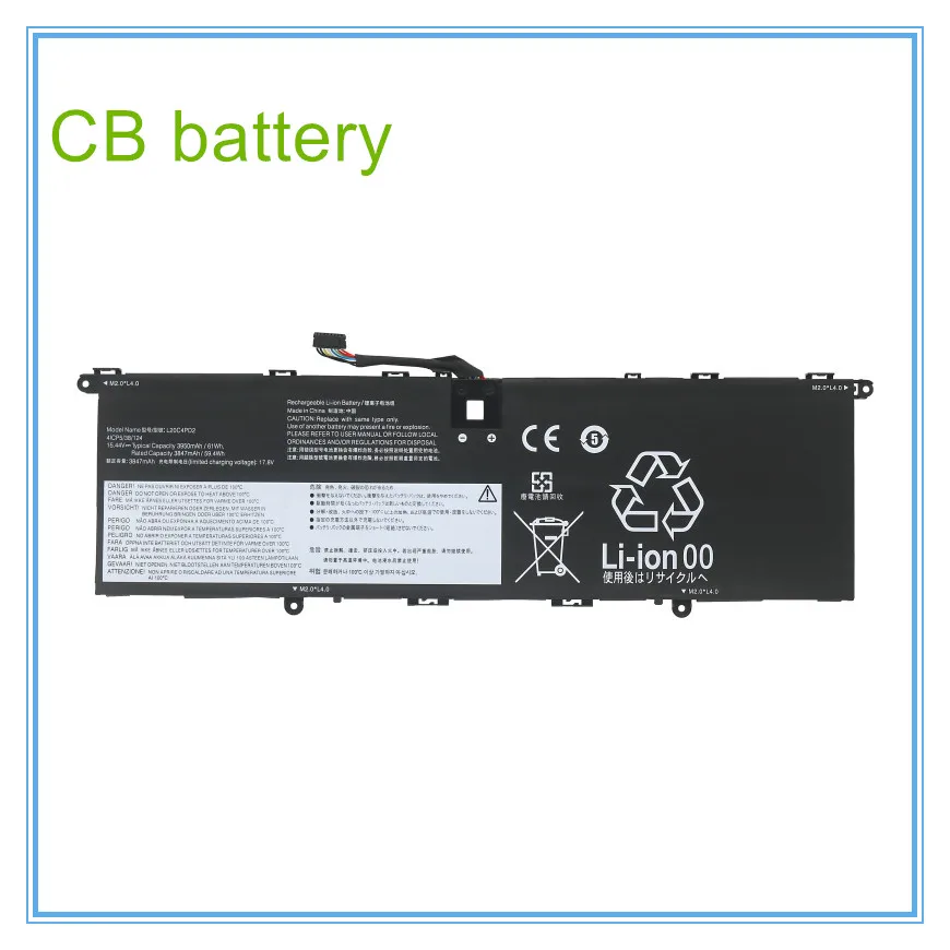 L20C4PD2 L20D4PD2 15,44 В, 61 Втч, 3950 мАч, аккумулятор для ноутбука серии SB11C04259 SB11C04258
L20C4PD2 L20D4PD2 15,44 В, 61 Втч, 3950 мАч, аккумулятор для ноутбука серии SB11C04259 SB11C04258