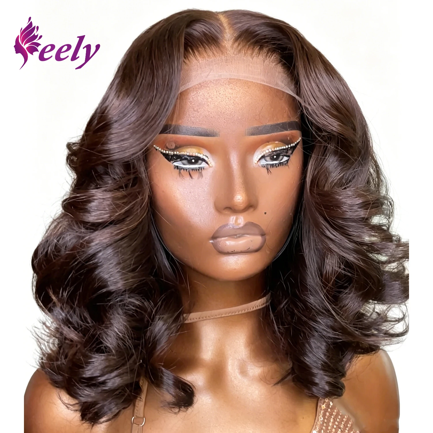 16 Inch Body Wave Short Bob Wigs 100% Human Hair #4 Chocolate Brown Bob Wig 13x4 Lace Frontal Wig Wavy Human Hair Lace Wigs
16 Inch Body Wave Short Bob Wigs 100% Human Hair #4 Chocolate Brown Bob Wig 13x4 Lace Frontal Wig Wavy Human Hair Lace Wigs