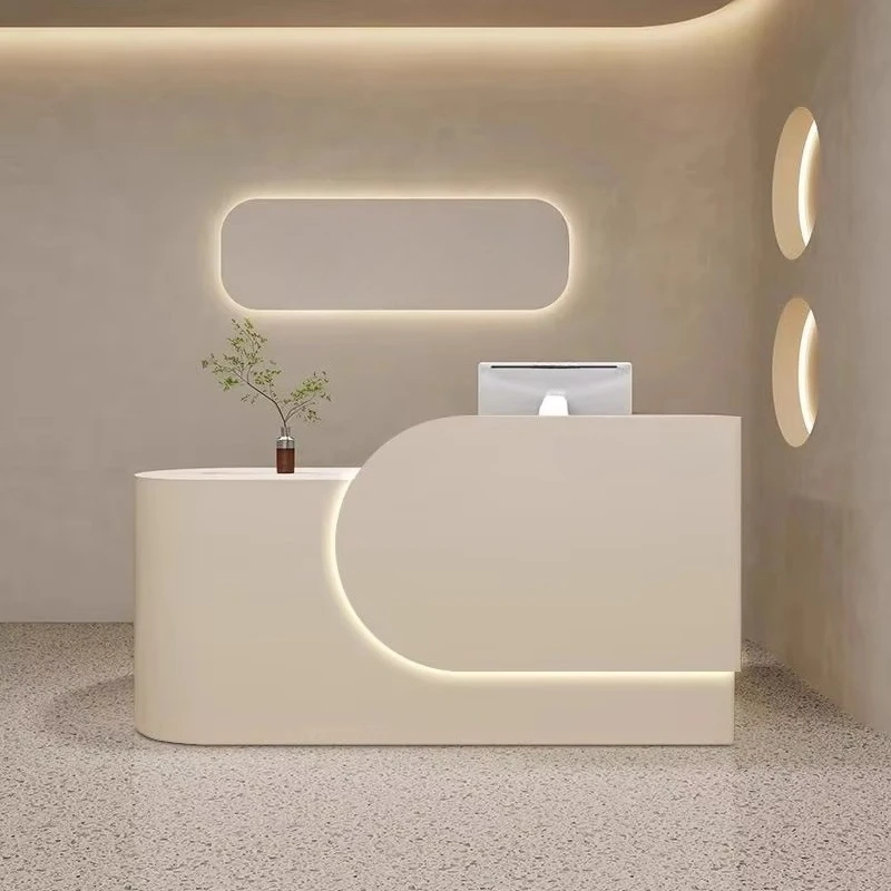 &c Modern Beauty Salon Fence Design Front Reception Desk Office Furniture Consultation Desk with Led & Logo
&c Modern Beauty Salon Fence Design Front Reception Desk Office Furniture Consultation Desk with Led & Logo