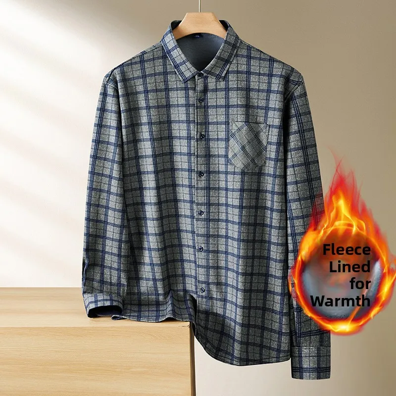 Men's plus Size Plaid Flannel irt Long Sve Fce Lined Loose Fit Warm Casual Sle Button up Faionable Urban Spring
Men's plus Size Plaid Flannel irt Long Sve Fce Lined Loose Fit Warm Casual Sle Button up Faionable Urban Spring
