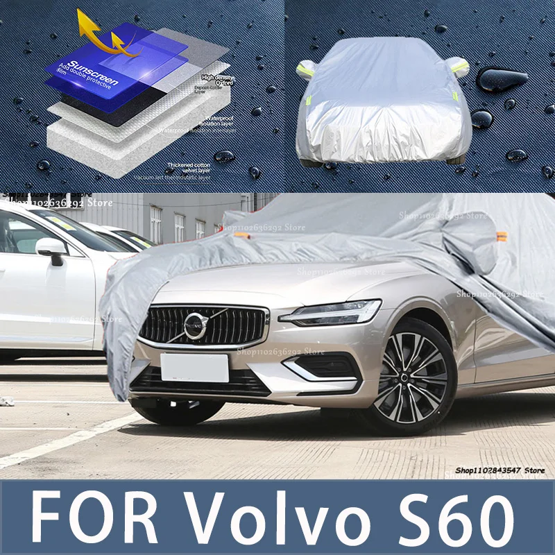 Наружная защита для Volvo S60, полноразмерные автомобильные Чехлы, снежный чехол, Солнцезащитный водонепроницаемый пыленепроницаемый внешний автомобильный аксессуар
Наружная защита для Volvo S60, полноразмерные автомобильные Чехлы, снежный чехол, Солнцезащитный водонепроницаемый пыленепроницаемый внешний автомобильный аксессуар