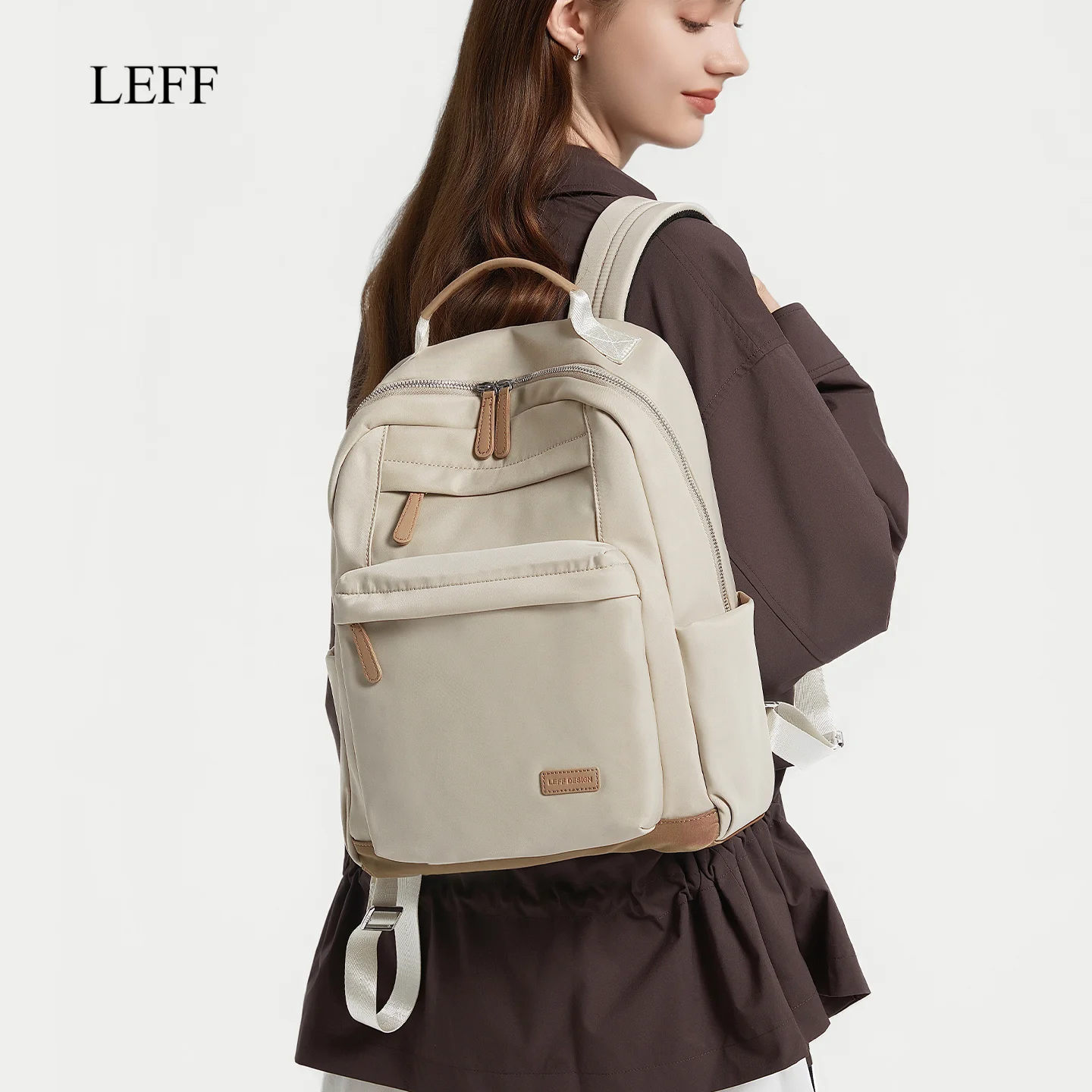 LEFF Women Backpack High Quality Waterproof Commuting Backpack Fashion Casual Outdoor Lightweight Backpacks 14 Inch Laptop Bags
LEFF Women Backpack High Quality Waterproof Commuting Backpack Fashion Casual Outdoor Lightweight Backpacks 14 Inch Laptop Bags