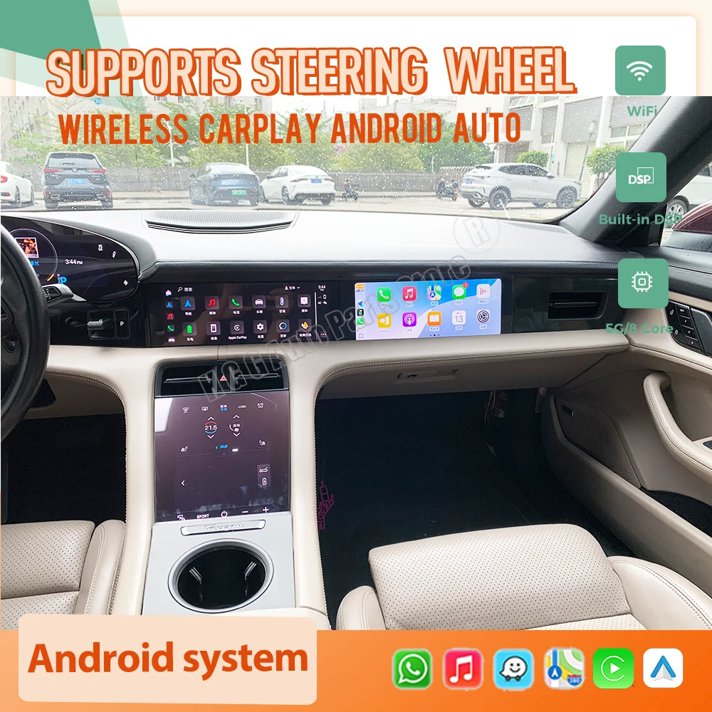 Android 13.0 GPS Navigation Carplay For Porsche Taycan 2019-2025 Car Radio Passenger Co-pilot Screen Multimedia Player Head Unit
Android 13.0 GPS Navigation Carplay For Porsche Taycan 2019-2025 Car Radio Passenger Co-pilot Screen Multimedia Player Head Unit
