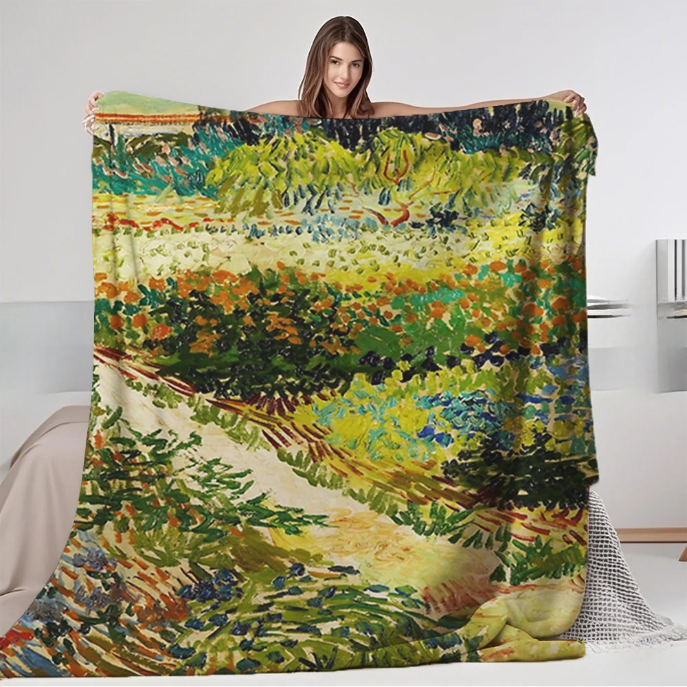 Winter Rustic flannel Blanket Van Gogh Garden at Arles bedspread throw Pill Non shedding Blankets for Elderly car travel
Winter Rustic flannel Blanket Van Gogh Garden at Arles bedspread throw Pill Non shedding Blankets for Elderly car travel