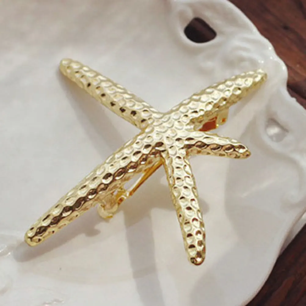 2pcs Sea Star Hair Clips Metal Barrettes For Women Girls Golden Durable Elegant Stylish Long Lasting Good Grip Perfect Match
2pcs Sea Star Hair Clips Metal Barrettes For Women Girls Golden Durable Elegant Stylish Long Lasting Good Grip Perfect Match