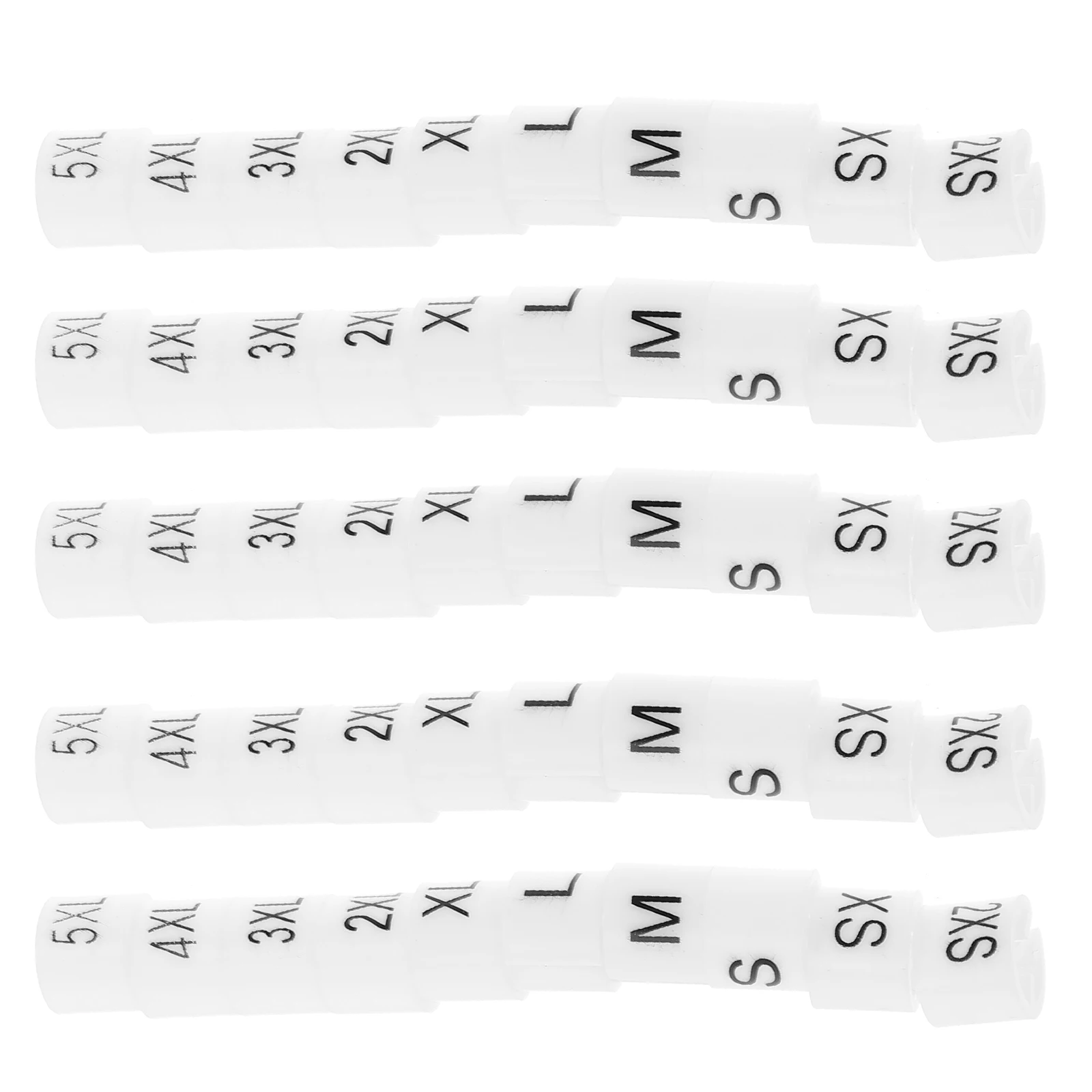 200pcs Size Buckle Markers Plastic Tags Clothing Labels Wardrobe Hanger Garment Organizers Home Supply
200pcs Size Buckle Markers Plastic Tags Clothing Labels Wardrobe Hanger Garment Organizers Home Supply