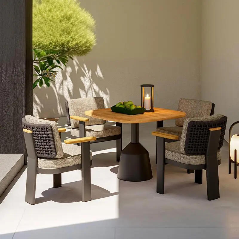 Outdoor table and chair combination courtyard waterproof sunscreen rattan chair three-piece open-air Nordic Internet
Outdoor table and chair combination courtyard waterproof sunscreen rattan chair three-piece open-air Nordic Internet