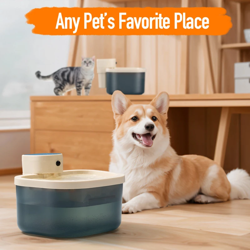 2.8L Cat Water Fountain Auto Recirculate Filter Large Capacity Filtring Cat Water Drinker USB Electric Mute Cats Water Dispenser
2.8L Cat Water Fountain Auto Recirculate Filter Large Capacity Filtring Cat Water Drinker USB Electric Mute Cats Water Dispenser