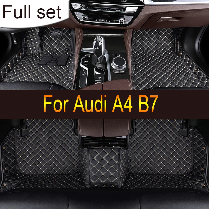 Custom Auto Luxury Leather Car Floor Mat For Audi A4 B7 2005 2006 2007 2008 Car Mat Full Set Women Waterproof Accessories
Custom Auto Luxury Leather Car Floor Mat For Audi A4 B7 2005 2006 2007 2008 Car Mat Full Set Women Waterproof Accessories