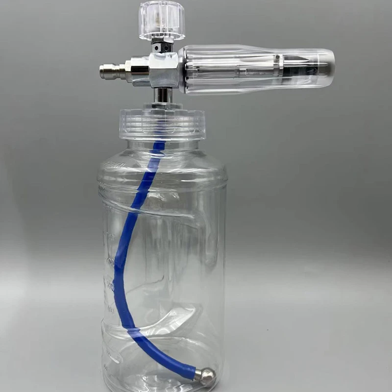 Car Wash Snow Foam Cannon 1L Transparent Electroplated Foam Lance With Colored Straw Gravity Ball for Pressure Car Wash Machine
Car Wash Snow Foam Cannon 1L Transparent Electroplated Foam Lance With Colored Straw Gravity Ball for Pressure Car Wash Machine