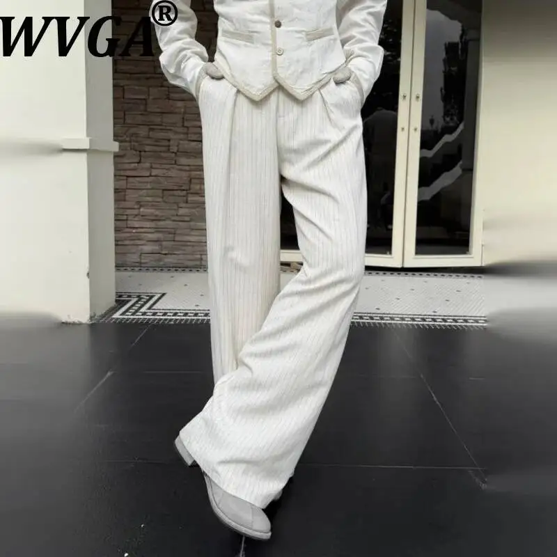 WVGA Spring Summer New Men Original Design Striped Trendy Linen Blend Loose Straight Trousers Niche Chic Casual Pants Ins W24743
WVGA Spring Summer New Men Original Design Striped Trendy Linen Blend Loose Straight Trousers Niche Chic Casual Pants Ins W24743