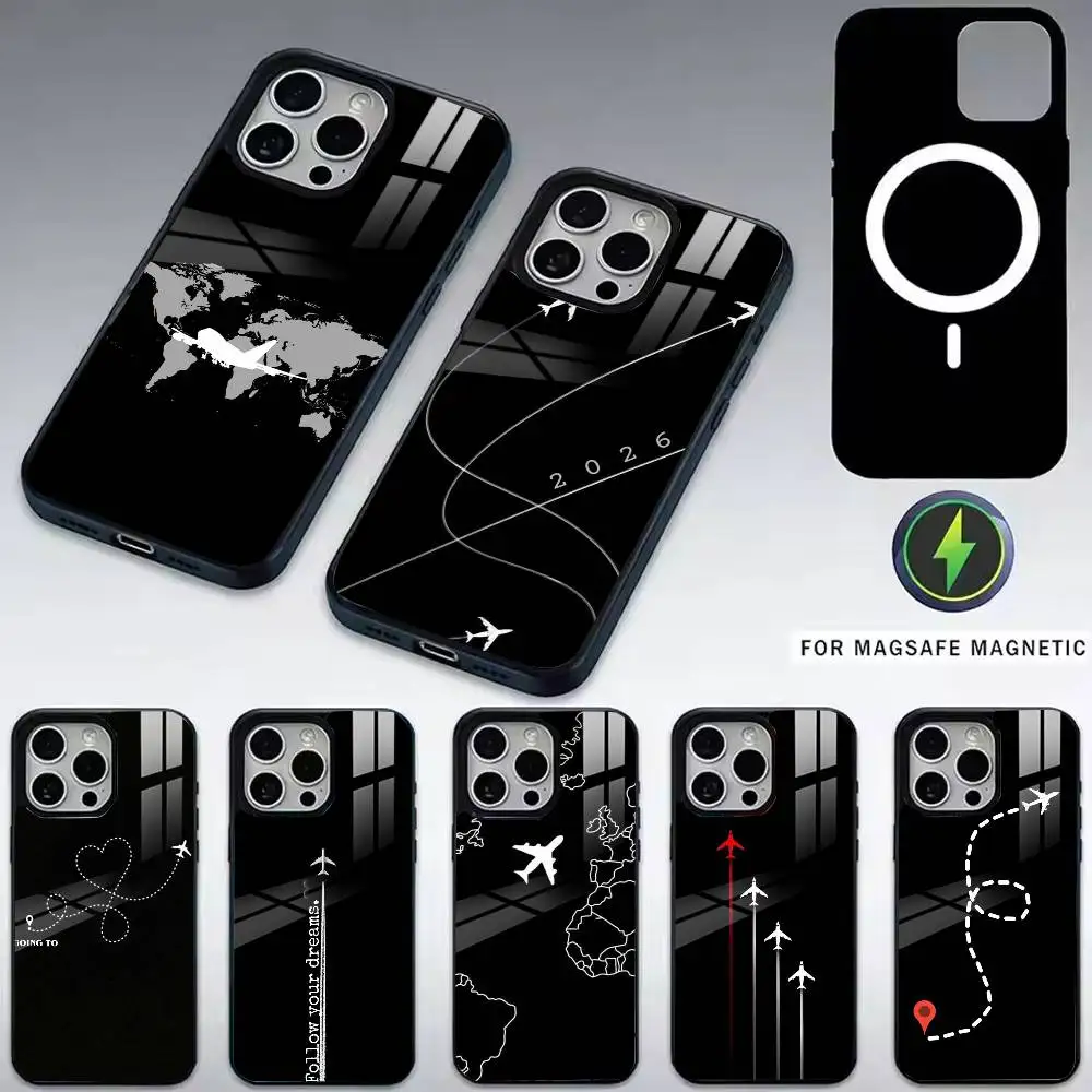 Travel-nspired A-Airplane Phone Case For iPhone17,16,15,14,13,12,11 Plus,Pro Magnetic For Magsafe Wireless Charging
Travel-nspired A-Airplane Phone Case For iPhone17,16,15,14,13,12,11 Plus,Pro Magnetic For Magsafe Wireless Charging
