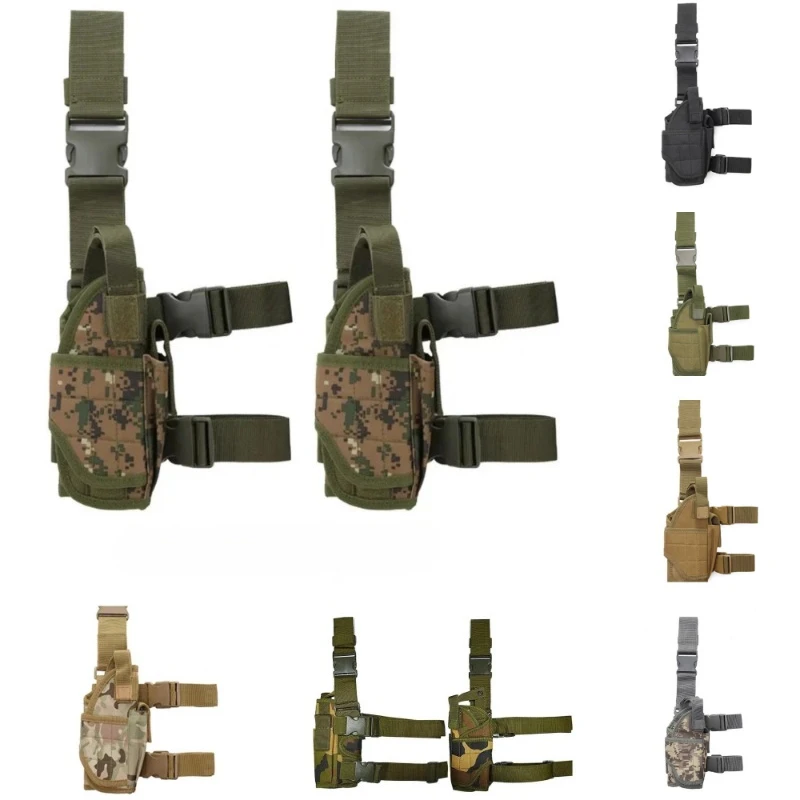 Outdoor Universal Drop Leg Gun Holster Tactical Thigh Pistol Bag Pouch Legs Harness for All Handguns Hunting Accessories
Outdoor Universal Drop Leg Gun Holster Tactical Thigh Pistol Bag Pouch Legs Harness for All Handguns Hunting Accessories