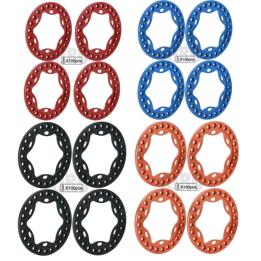 4PCS/Set 1.9" Wheel Outer Rings Aluminum Alloy Beadlock Wheel Rim Pressure Rings for 1/10 Axial SCX10 TRX-4 D90 CC01 RC Crawler
4PCS/Set 1.9" Wheel Outer Rings Aluminum Alloy Beadlock Wheel Rim Pressure Rings for 1/10 Axial SCX10 TRX-4 D90 CC01 RC Crawler