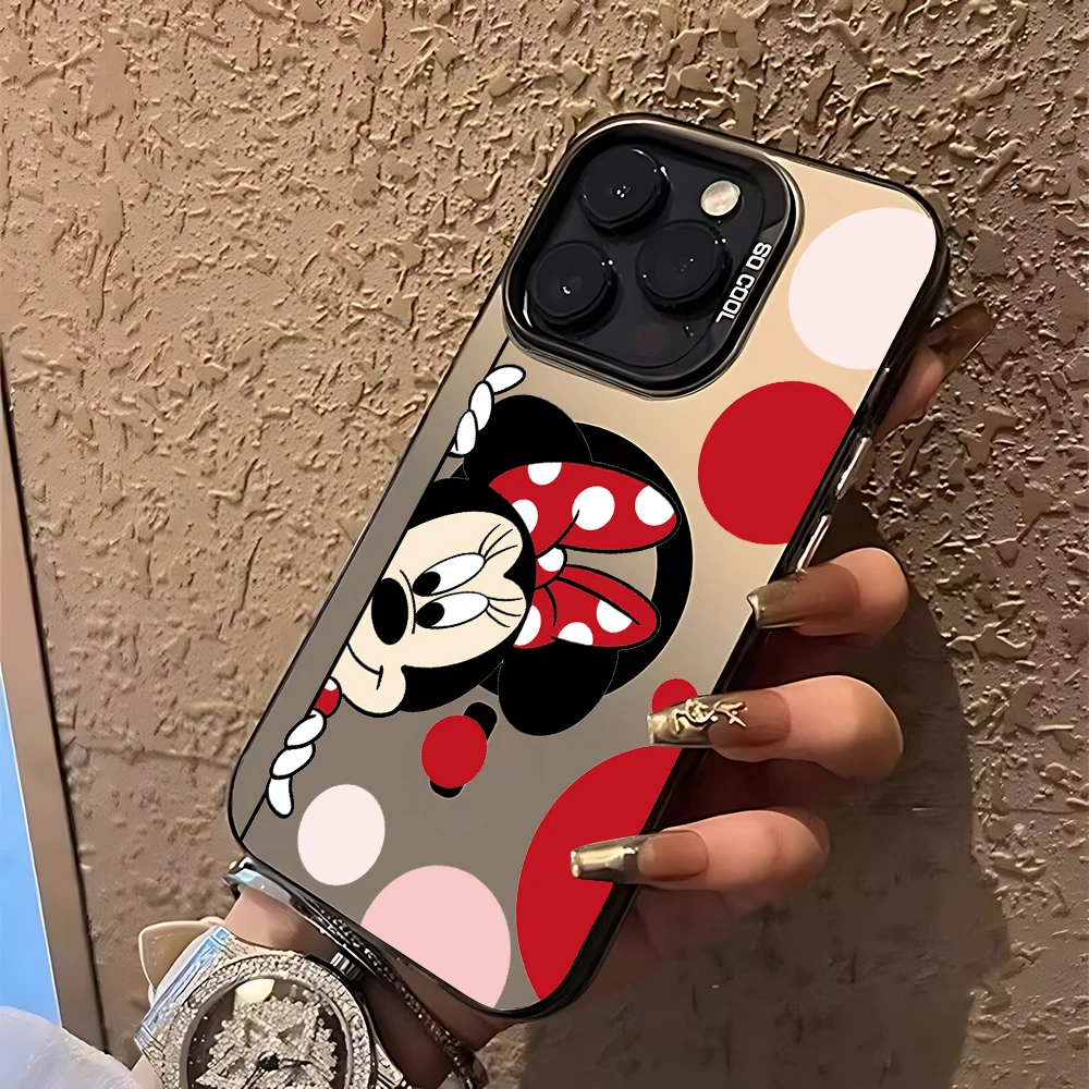 Disney Mickey Minnie Mouse Magsafe Magnetic Phone Case for IPhone 11 12 13 14 15 16 Pro Max Plus Lens Border Silver Plated Cover
Disney Mickey Minnie Mouse Magsafe Magnetic Phone Case for IPhone 11 12 13 14 15 16 Pro Max Plus Lens Border Silver Plated Cover