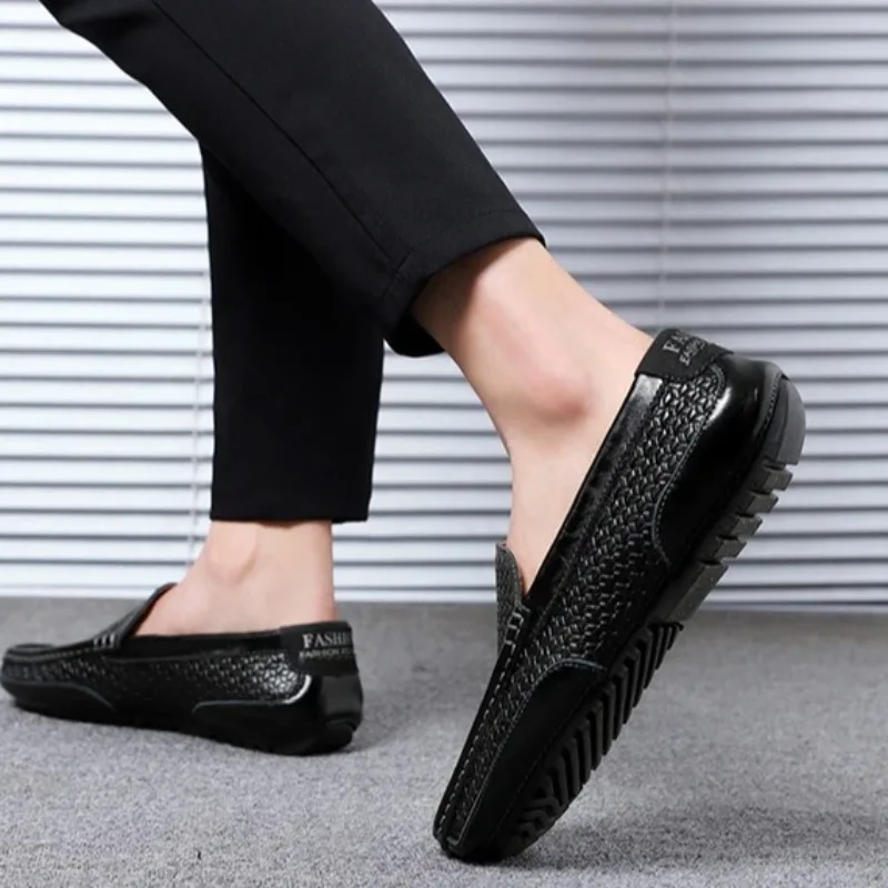 Men's Shoes 2026 Summer Leather Casual Shoes Luxury Mens Loafers Sneakers Moccasins Hollow Out Breathable Slip on Driving Shoes
Men's Shoes 2026 Summer Leather Casual Shoes Luxury Mens Loafers Sneakers Moccasins Hollow Out Breathable Slip on Driving Shoes