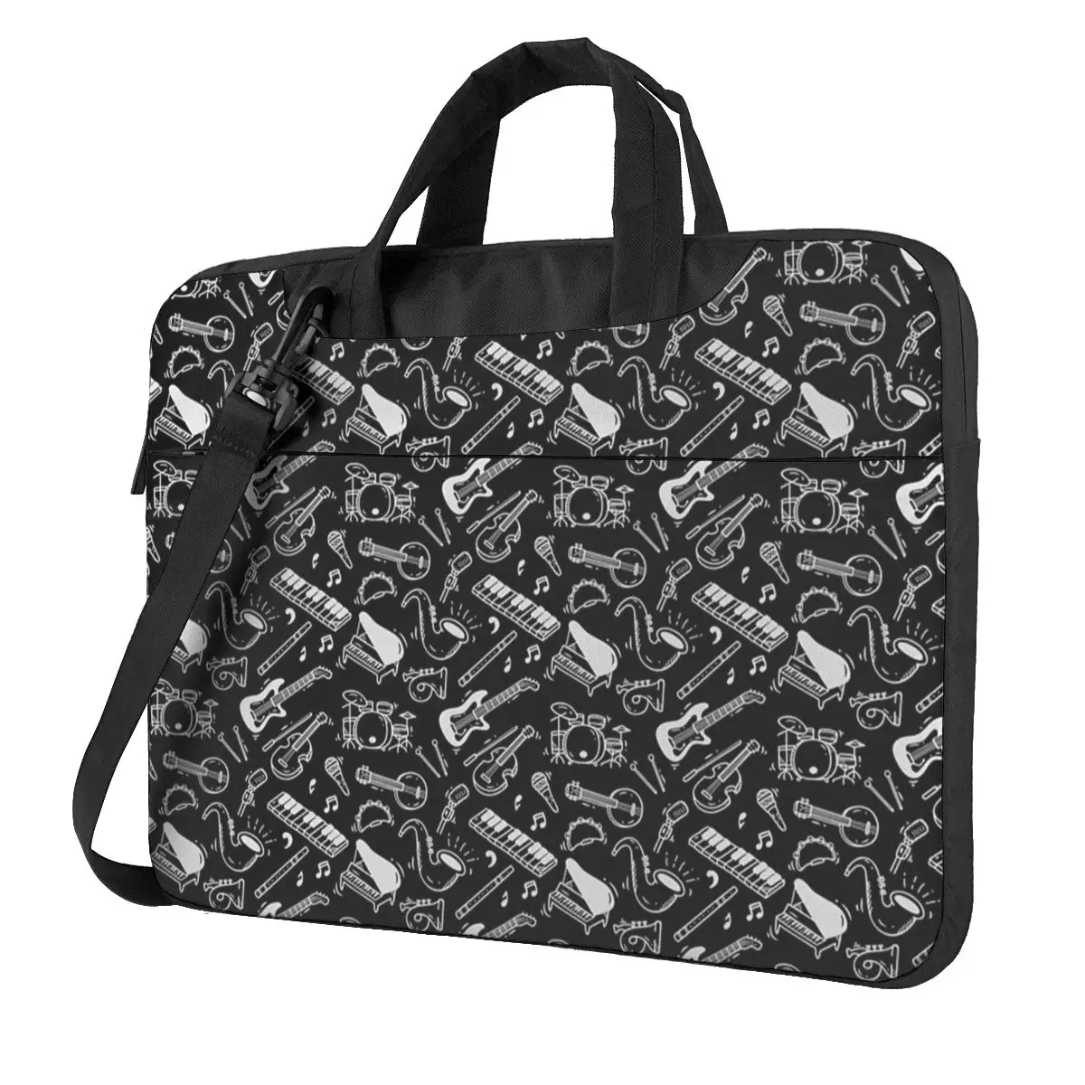Black And White Instruments Pattern Laptop Bag Case Protective Vintage Computer Bag Bicycle Crossbody Laptop Pouch
Black And White Instruments Pattern Laptop Bag Case Protective Vintage Computer Bag Bicycle Crossbody Laptop Pouch