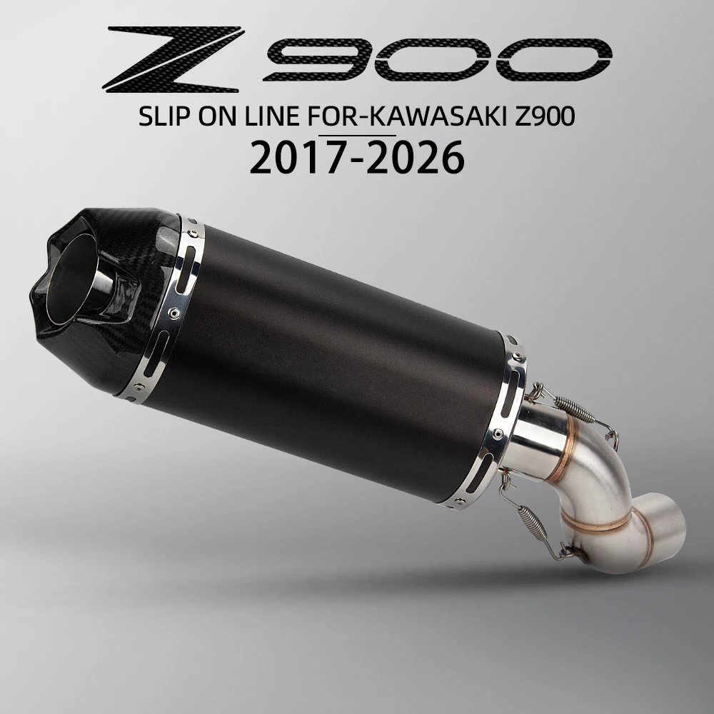 Выхлопная система Z900 для Kawasaki Z900 2017-2026: Комплект для модификации мотоцикла, глушитель с выхлопной трубой (Slip-on)
Выхлопная система Z900 для Kawasaki Z900 2017-2026: Комплект для модификации мотоцикла, глушитель с выхлопной трубой (Slip-on)