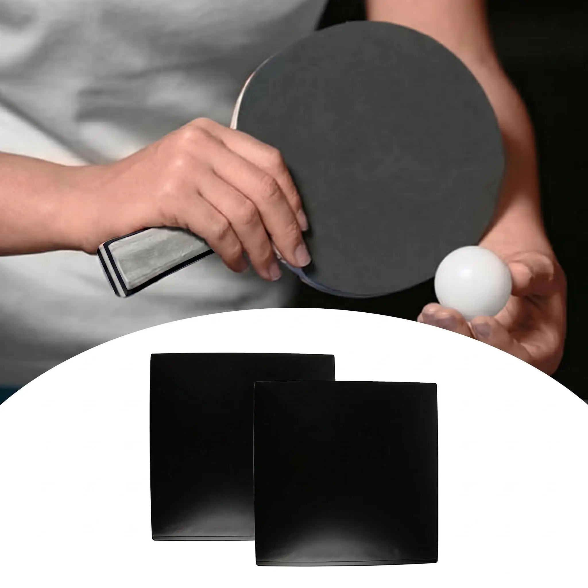 Reverse Glue Table Tennis Rubber KOKUTAKU 868 18cm x 18cm x 3cm Black for Spin Control Loop Attack and Fast Response
Reverse Glue Table Tennis Rubber KOKUTAKU 868 18cm x 18cm x 3cm Black for Spin Control Loop Attack and Fast Response