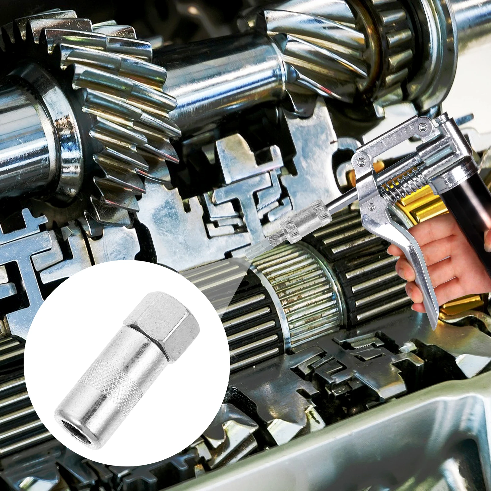 4 Jaw Grease Nipples Kit 10Pcs Durable Replacement Nozzle High Hardness Grease Sprayer Coupler Lubrication Maintenance Tool
4 Jaw Grease Nipples Kit 10Pcs Durable Replacement Nozzle High Hardness Grease Sprayer Coupler Lubrication Maintenance Tool