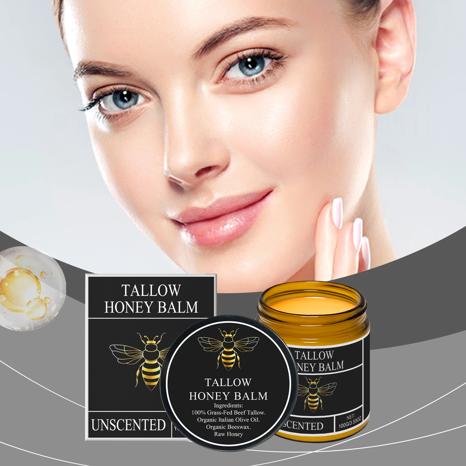 Honey Cow Fat Moisturizing Cream Relieve Dry Skin Soothing Barrier Relieve Chicken Skin Lavender Flavor & Citrus Flavor Cream
Honey Cow Fat Moisturizing Cream Relieve Dry Skin Soothing Barrier Relieve Chicken Skin Lavender Flavor & Citrus Flavor Cream