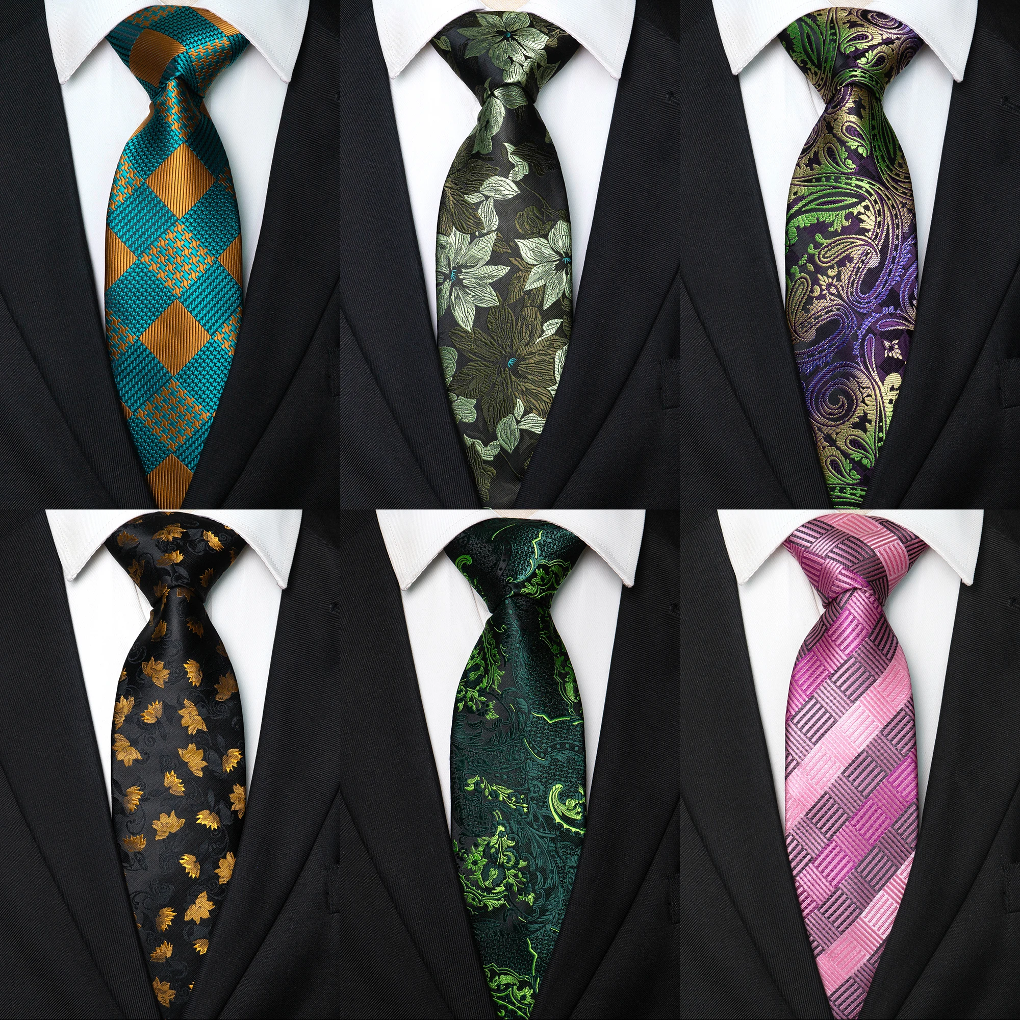 Luxury 8CM Mens Ties Plaid Paisley Classic Business Necktie Jacquard Woven ties For Men Groom Wedding Party Neckwear Accessories
Luxury 8CM Mens Ties Plaid Paisley Classic Business Necktie Jacquard Woven ties For Men Groom Wedding Party Neckwear Accessories