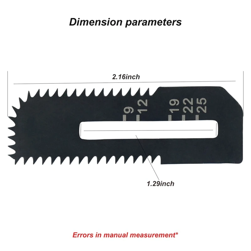 ABYL 5 Pack Drywall Cut-Out Saw Blades for MaKita Cordless Cut-Out Saw, Cuts Drywall Up to 1-3/16Inch Thick (Depth Markings)
ABYL 5 Pack Drywall Cut-Out Saw Blades for MaKita Cordless Cut-Out Saw, Cuts Drywall Up to 1-3/16Inch Thick (Depth Markings)