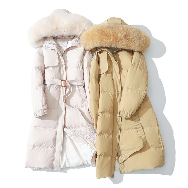 Down X-Long Winter 2023 New Jacket Women 90%White Duck Down Coat Real Natural Fox Fur Collar Parka Warm Outerwear Streetwear
Down X-Long Winter 2023 New Jacket Women 90%White Duck Down Coat Real Natural Fox Fur Collar Parka Warm Outerwear Streetwear