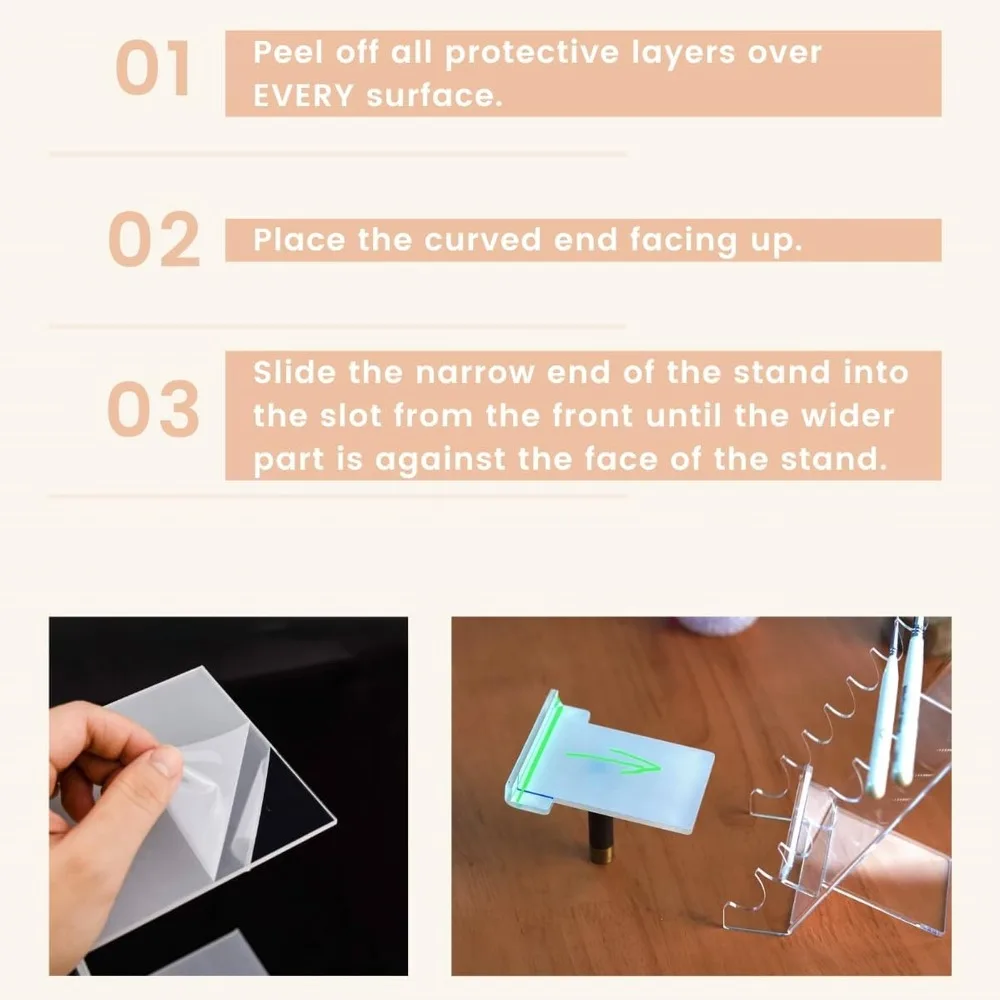 Dustproof Acrylic Makeup Brush Holder Aesthetic Transparent Drying Rack Sturdy Multi-hole Storage Stand Art Storage
Dustproof Acrylic Makeup Brush Holder Aesthetic Transparent Drying Rack Sturdy Multi-hole Storage Stand Art Storage