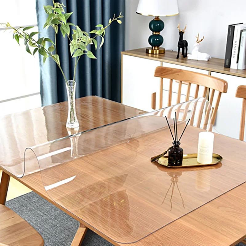Transparent Anti-Scald PVC Table Mat, Soft Glass Coffee Table Mat, TV Counter Plastic Tablecloth, 1mm
Transparent Anti-Scald PVC Table Mat, Soft Glass Coffee Table Mat, TV Counter Plastic Tablecloth, 1mm