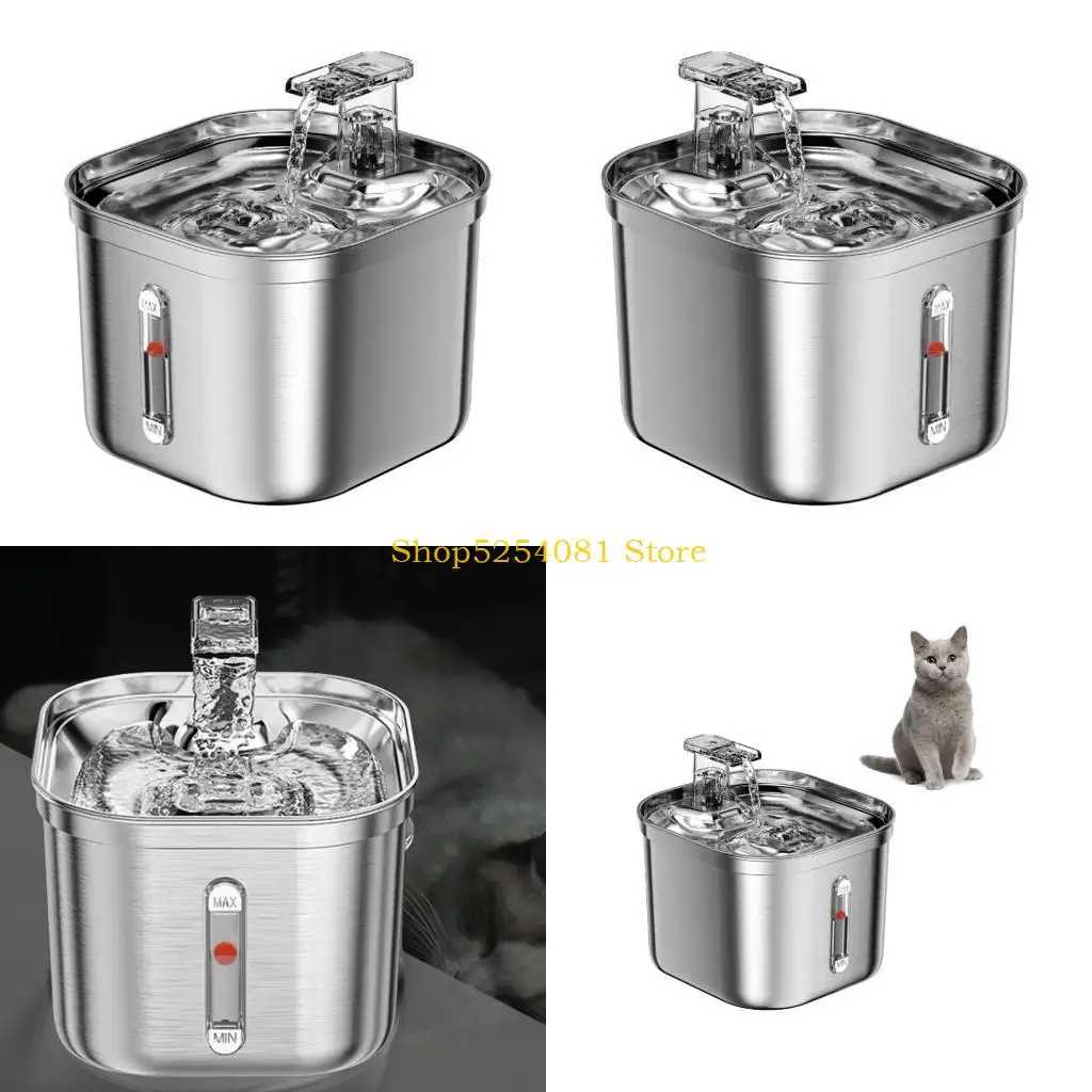 AXYC Cats Fountain with Water Filtrations for Pet Dog Cats Automatic Stream Pet Water Fountain Cats Recirculated Water Dispenser
AXYC Cats Fountain with Water Filtrations for Pet Dog Cats Automatic Stream Pet Water Fountain Cats Recirculated Water Dispenser