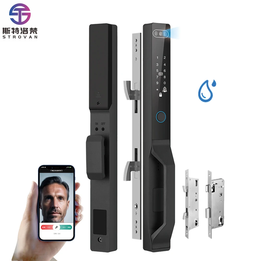 STLF Tuya WiFi Aluminum Waterproof Digital Intelligent Sliding Door Lock Opener Key Type Narrow Glass Door App Connectivity
STLF Tuya WiFi Aluminum Waterproof Digital Intelligent Sliding Door Lock Opener Key Type Narrow Glass Door App Connectivity