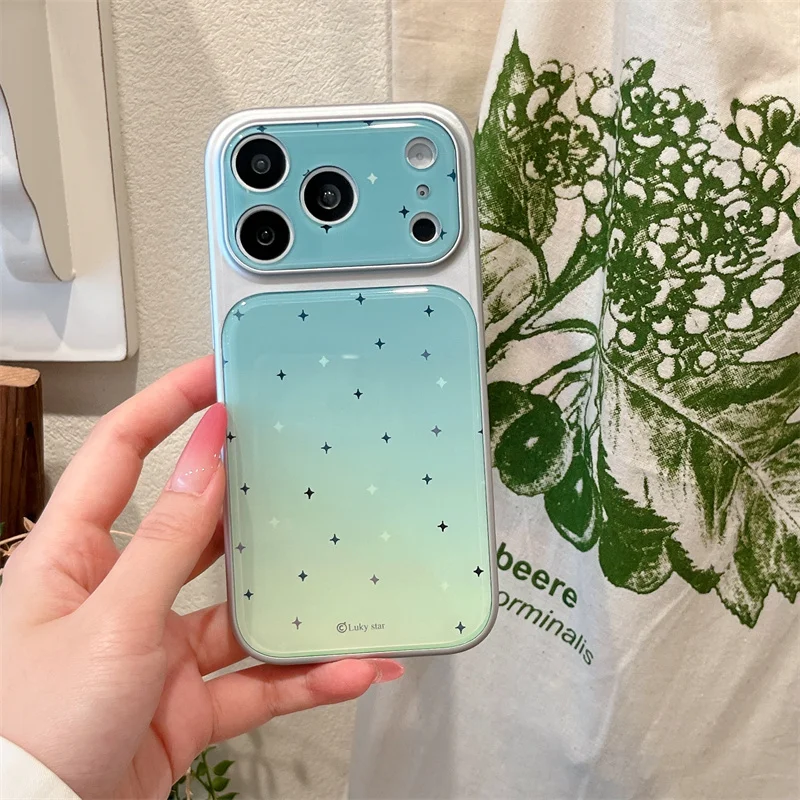 Aesthetic Mint Green Star for iPhone 15 16 17 Pro Max Gradient Shockproof Protective Cover Cute Phone Accessory Gift
Aesthetic Mint Green Star for iPhone 15 16 17 Pro Max Gradient Shockproof Protective Cover Cute Phone Accessory Gift