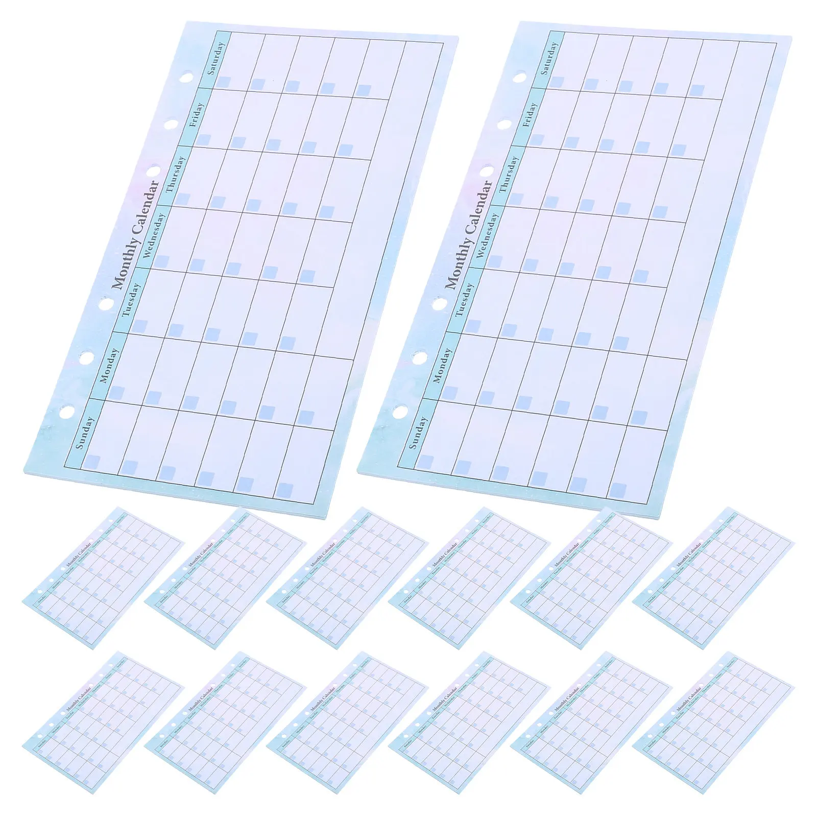 10 Books A6 Monthly Planner Refill 6-Ring Binder Budget Organizer Paper Weekly Meal Planner Inserts Money Binder Home Office 14
10 Books A6 Monthly Planner Refill 6-Ring Binder Budget Organizer Paper Weekly Meal Planner Inserts Money Binder Home Office 14