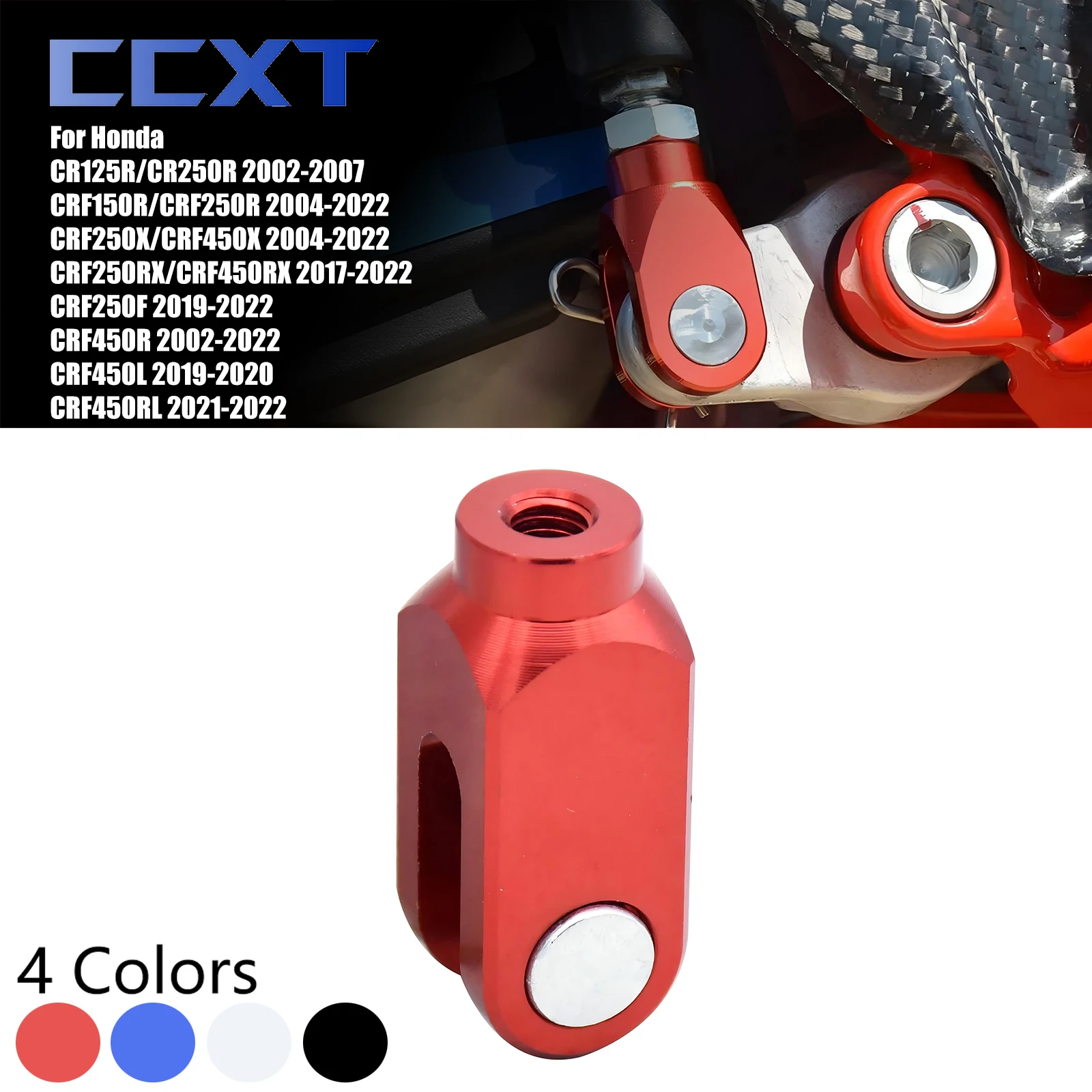 CNC Aluminum Rear Brake Clevis For Honda CR250R CRF250R CRF250X CRF450R CRF450X CRF150R CR125R CRF250RX CRF450RX Universal Parts 
CNC Aluminum Rear Brake Clevis For Honda CR250R CRF250R CRF250X CRF450R CRF450X CRF150R CR125R CRF250RX CRF450RX Universal Parts
