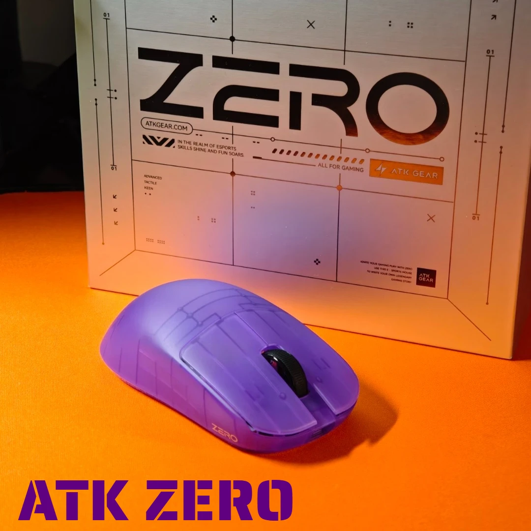 ATK ZERO Wireless Gaming Mouse Custom Lightweight PAW3950UItra Dual 8K Polling Rate 42000DPI PC Esports Keyboard Accessories
ATK ZERO Wireless Gaming Mouse Custom Lightweight PAW3950UItra Dual 8K Polling Rate 42000DPI PC Esports Keyboard Accessories