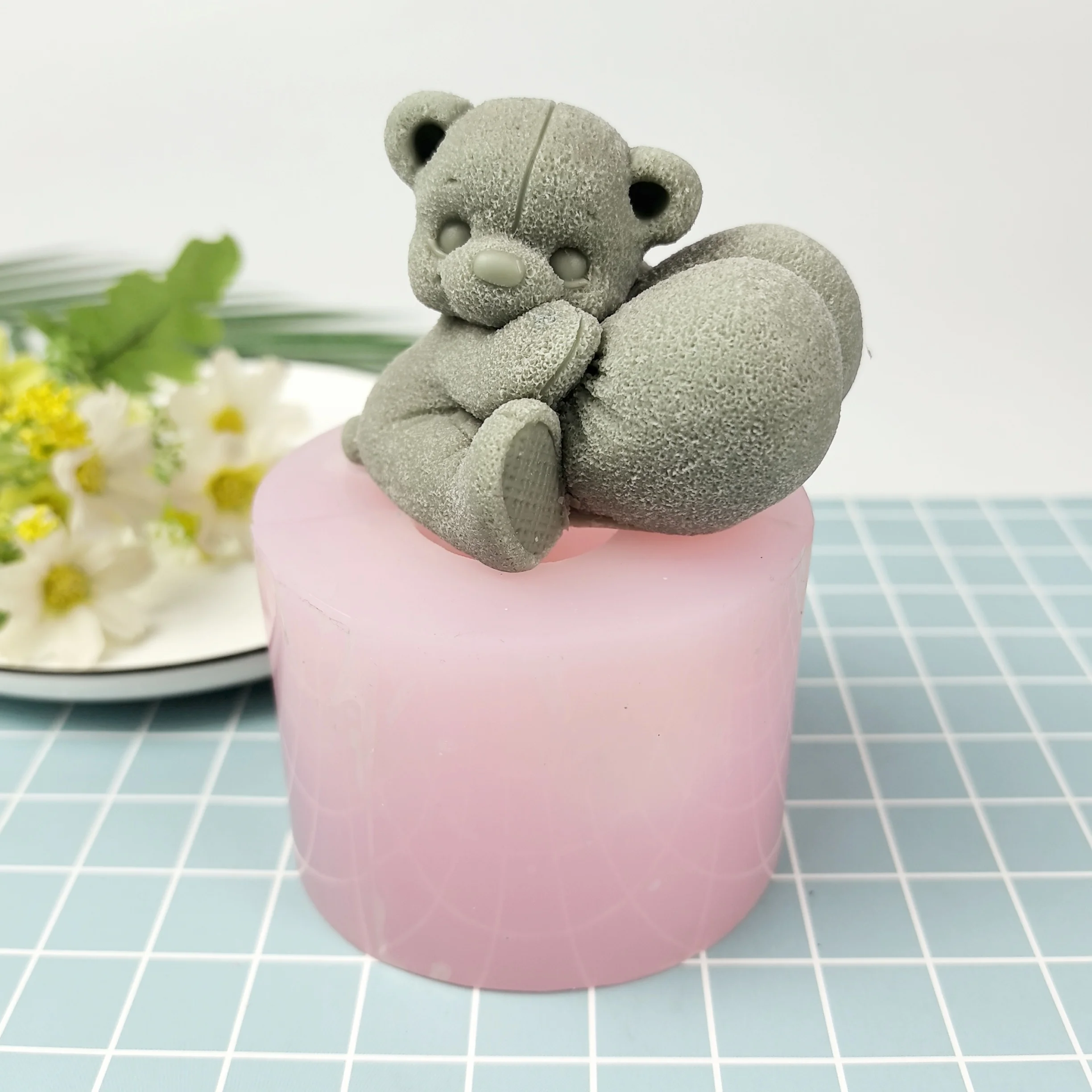 Bears Candle Mold Animals Moulds Bear Holding Love Pillow Soap Molds Silicone 3D Wedding Birthday Clay Resin Mould
Bears Candle Mold Animals Moulds Bear Holding Love Pillow Soap Molds Silicone 3D Wedding Birthday Clay Resin Mould