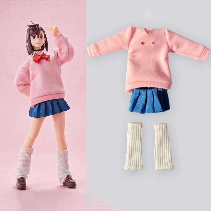 1/12 Scale Pink Hoodie Coat Sweater Pleated Skirt Pile Socks Clothes Model Fit 6" Female Action Figure Body Model
1/12 Scale Pink Hoodie Coat Sweater Pleated Skirt Pile Socks Clothes Model Fit 6" Female Action Figure Body Model