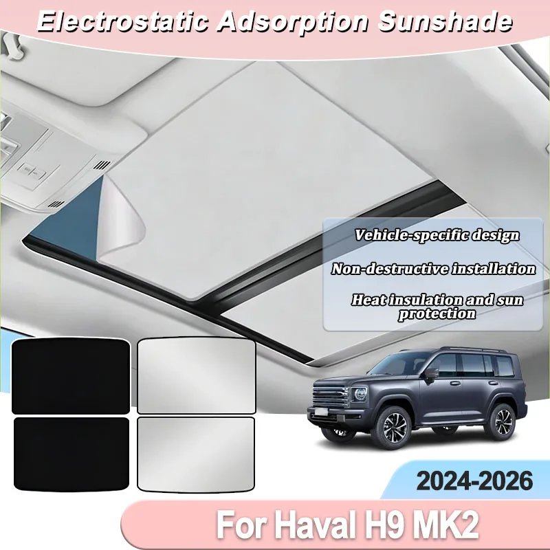 Car Sunroof For Haval H9 MK2 2024 2025 2026 Accessories Sunshade Part Electrostatic Adsorption Skylight Shades Camping Protector
Car Sunroof For Haval H9 MK2 2024 2025 2026 Accessories Sunshade Part Electrostatic Adsorption Skylight Shades Camping Protector