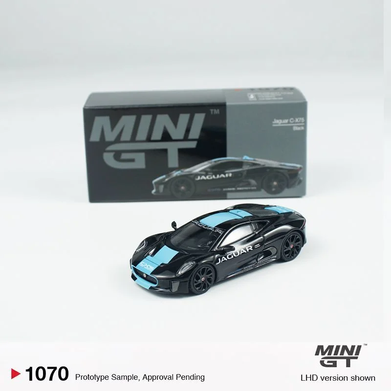 MINI GT 1:64 Jaguar C-X75 Black LHD Diecast Collector's Vehicle Model Car TOY
MINI GT 1:64 Jaguar C-X75 Black LHD Diecast Collector's Vehicle Model Car TOY