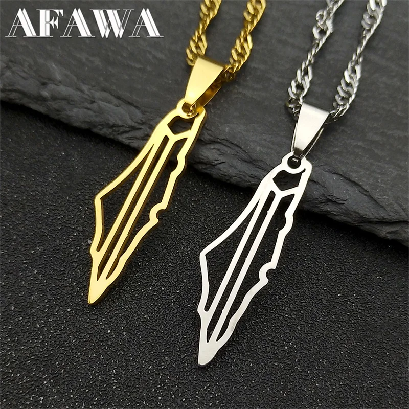Israel Palestine National Map Hollow Pendant Necklace for Men Women Stainless Steel Gold Silver Color Geography Chain Jewelry
Israel Palestine National Map Hollow Pendant Necklace for Men Women Stainless Steel Gold Silver Color Geography Chain Jewelry